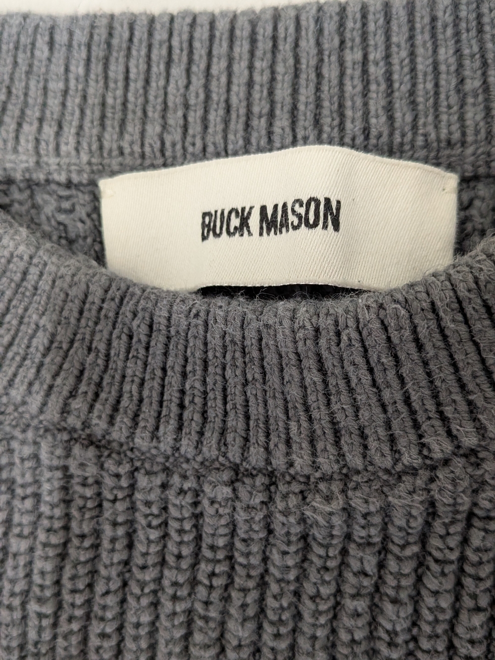 Buck Mason Seafarer Cotton Rib Crew Sweater